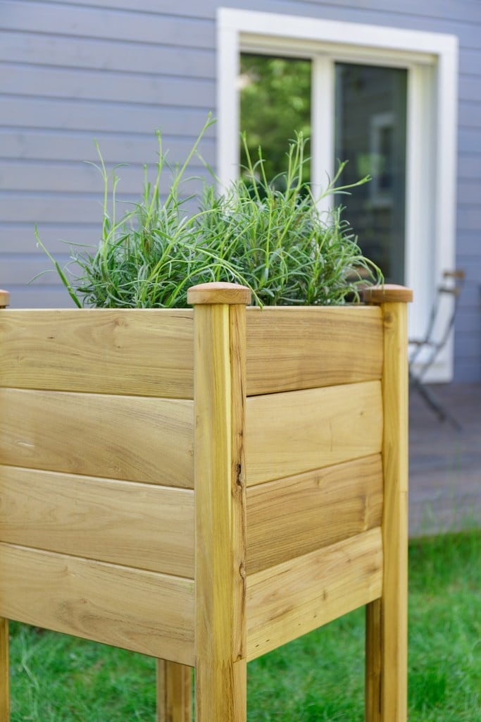 Jardinière sur pieds Gallica d'Octogo